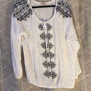 GIBSON XL white with black embroidery xl